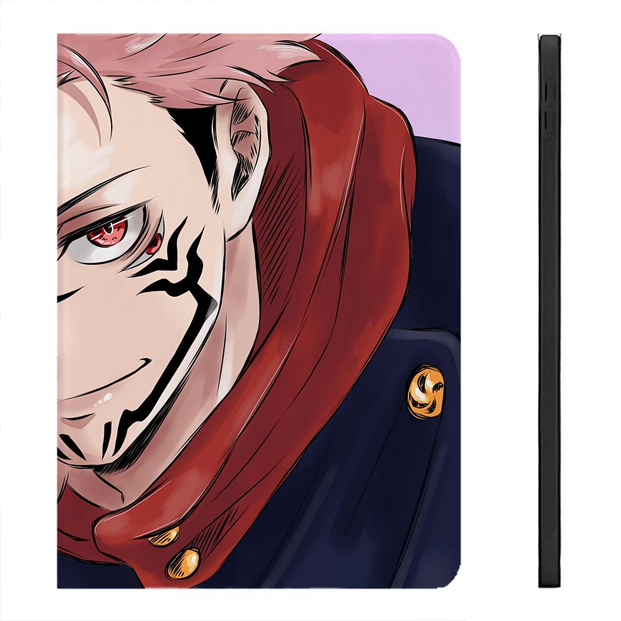 （画像用） 呪術廻戦 Jujutsu Kaisen IPadケース ペンホルダー付き ブックスタイルデザイン